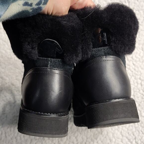 NEW Cole Haan Zerogrand Explore Upstate Hiker Waterproof Leather Booties sz 9 - Picture 5 of 7